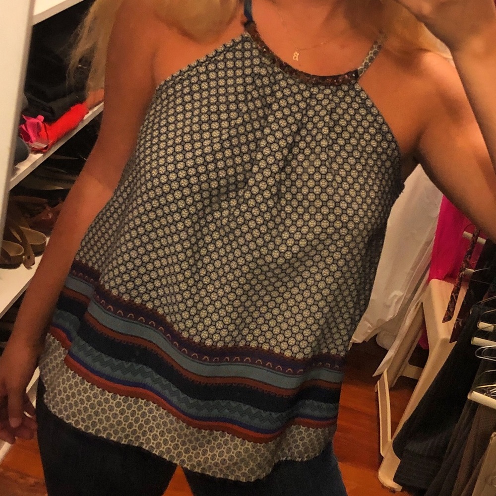 multi colored tank